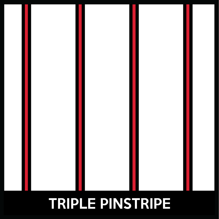 Triple Pinstripe